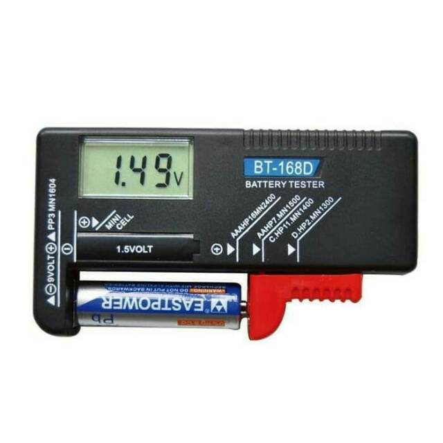 BT-168D Cek Tes Baterai Digital Battery Tester