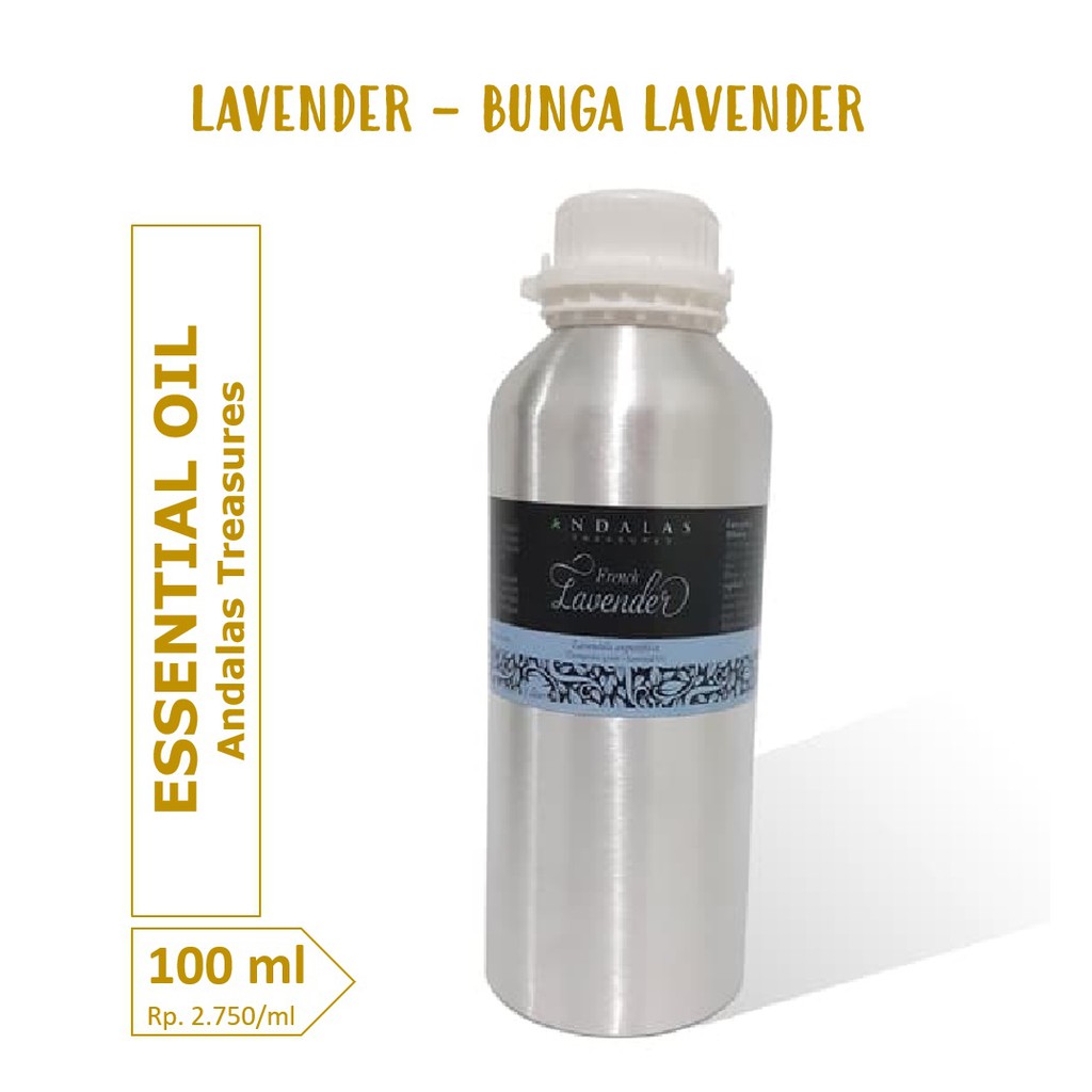 100 ml LAVENDER Essential Oil 100% Minyak Atsiri Lavender Esensial