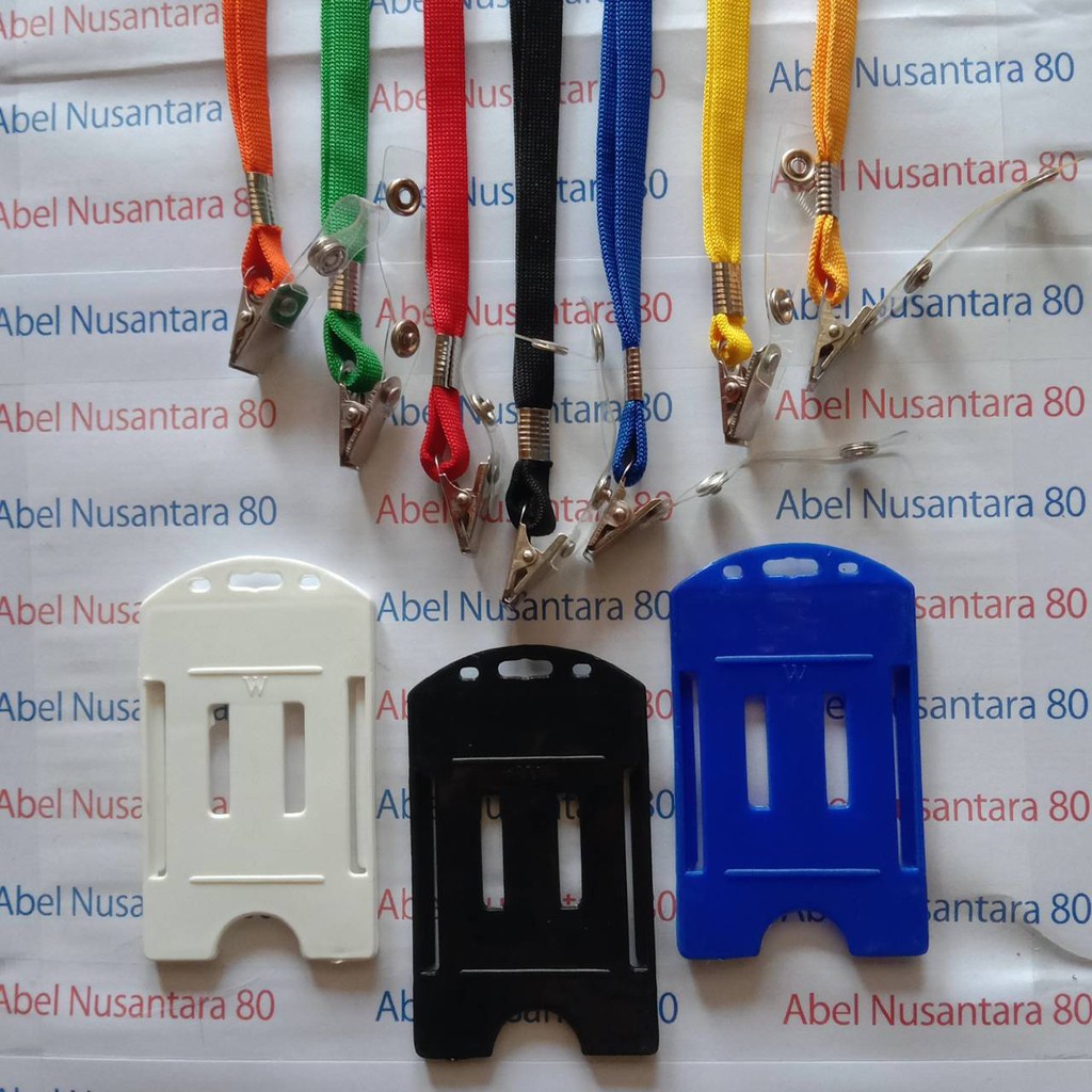 

Paket Casing ID Card Plastik Tebal dengan Tali Jepit 1cm