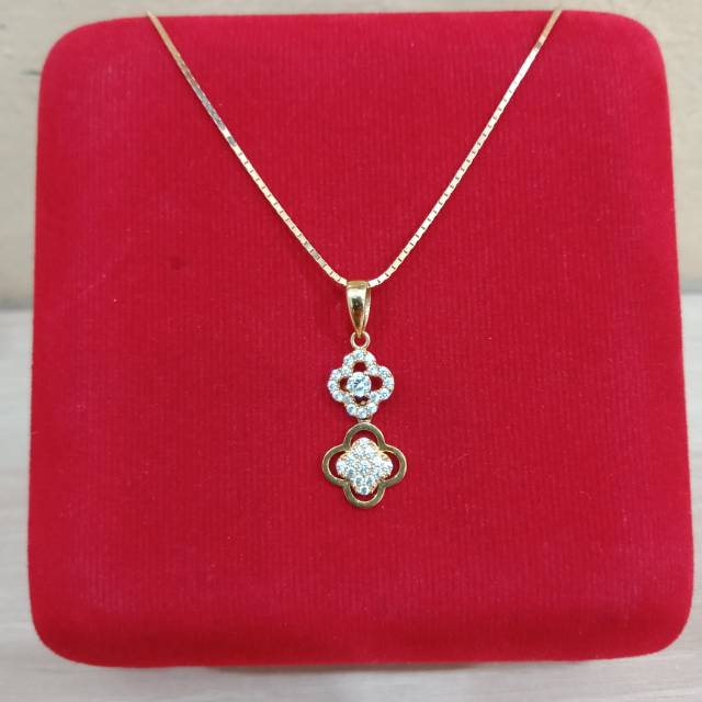Kalung Emas italy kaca kadar 700 liontin mp