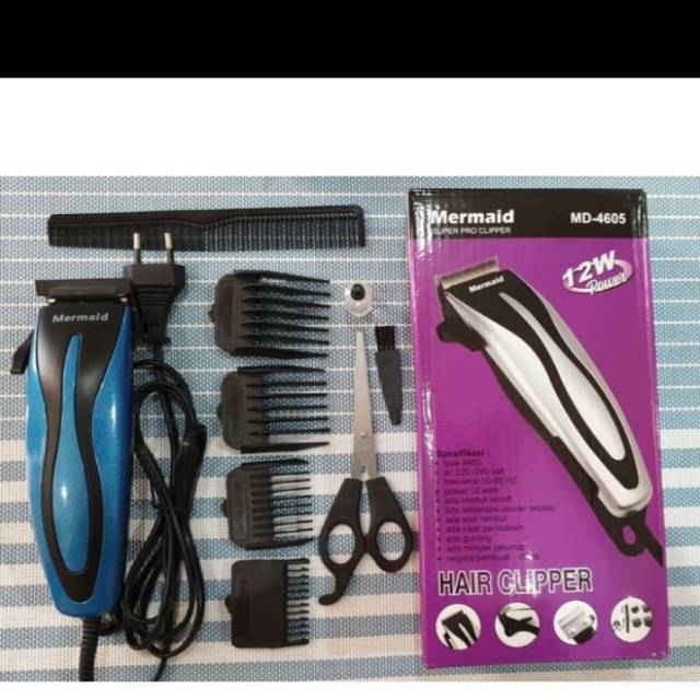 Mermaid Super pro Hair clipper MD4605/Alat cukur rambut/Alat pang/Alat cukur rambur tetmurah