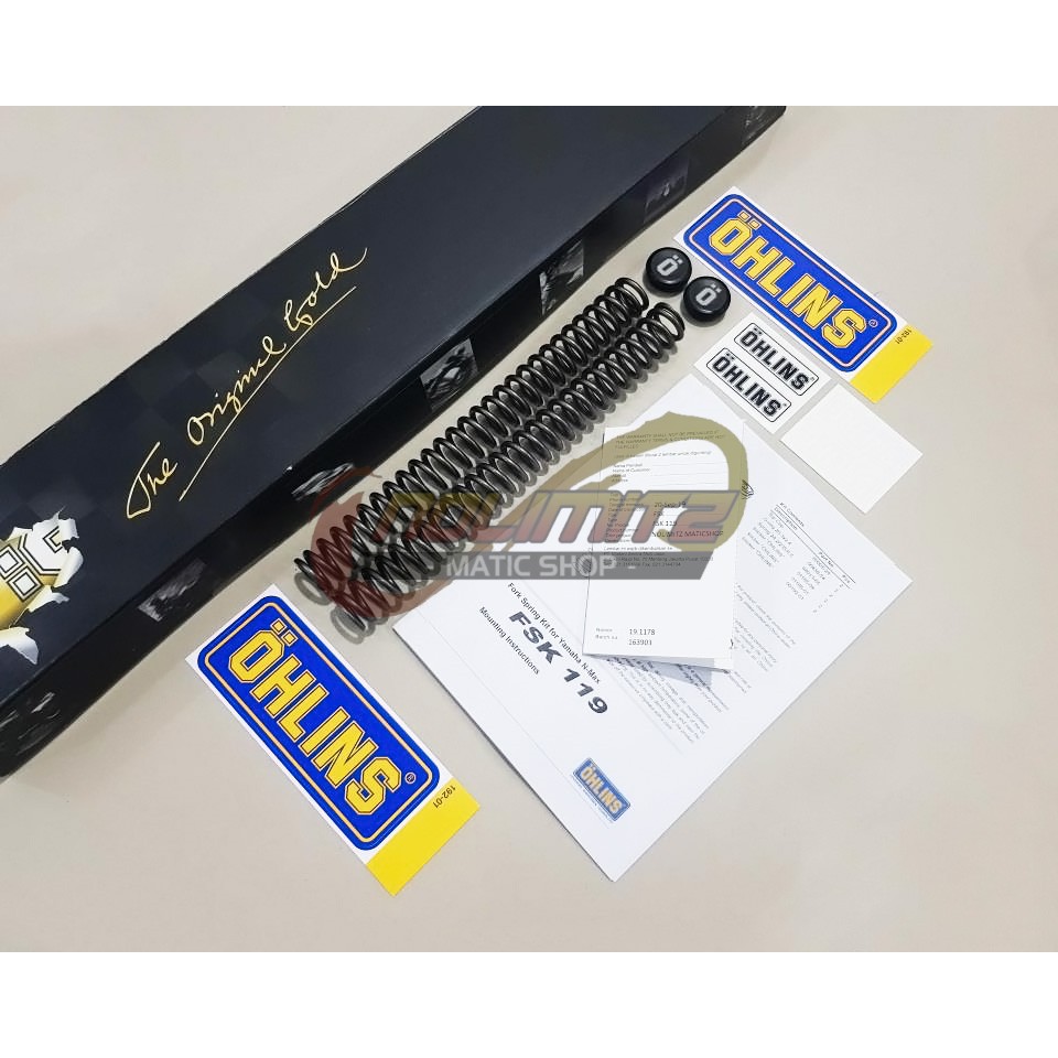 Front Fork Spring Kit Per Shock Depan OHLINS FSK 119 Yamaha NMAX