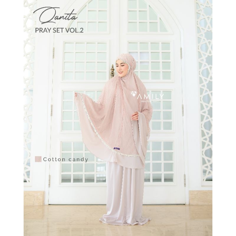 Qonita prayer set vol.2 by amily hijab Mukena Premium