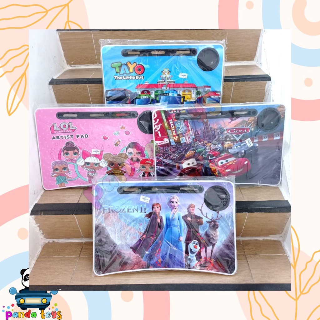 PANDA TOYS SEMARANG MEJA LAPTOP / BELAJAR LIPAT KARAKTER LAPTOP DAN TEMPAT GELAS