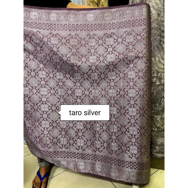 Kain songket semi palembang / songket  (HARGA PERSETENGAH METER) SONGKET TENUN-5