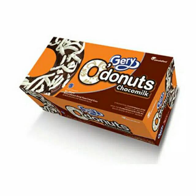 

GERY O'DONUTS/ GERY O'DONUTS 500 BOX ISI 24 PCS/ GERY O' DONUTS CHOCO MILK