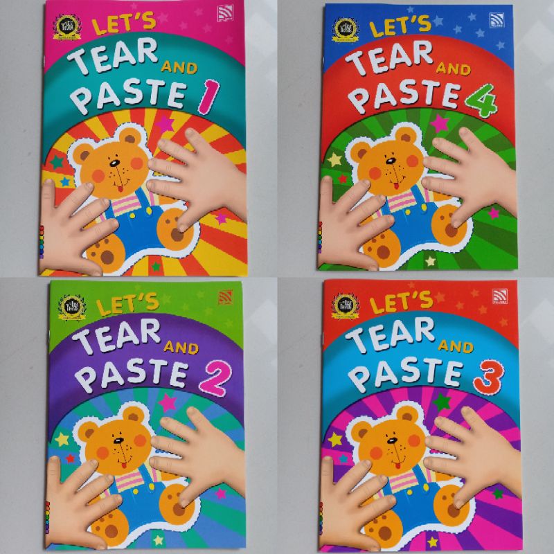 

Let's Tear & Paste Activity Book 1-4 (Pilihan Per Buku)