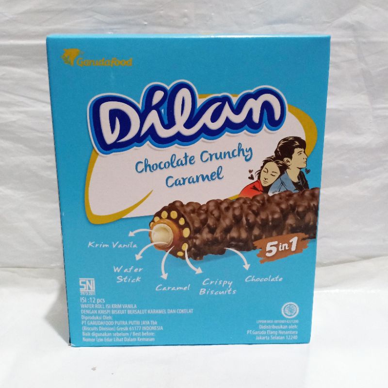 

Dilan Chocolate Crunchy Caramel isi 12