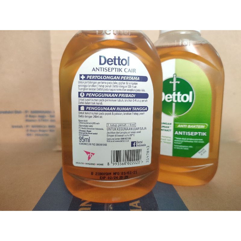 DETTOL CAIR 95 ML DETOL ANTISEPTIK