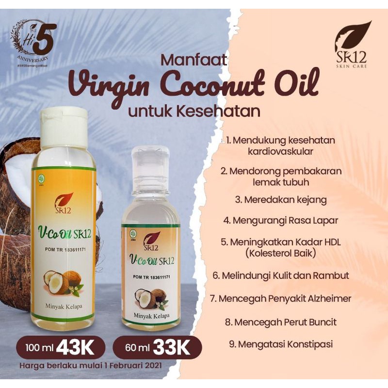 

IMUN BOOSTER! VCO MINYAK KELAPA MURNI SR12 / VCO VIRGIN COCONUT OIL
