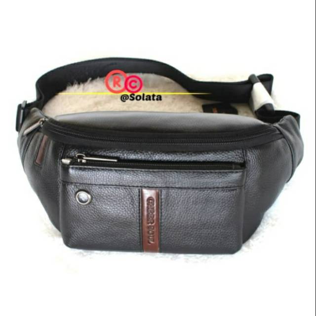 SLINGBAG PRIA / WAISTBAG PRIA / TAS SLEMPANG KULIT ORIGINAL