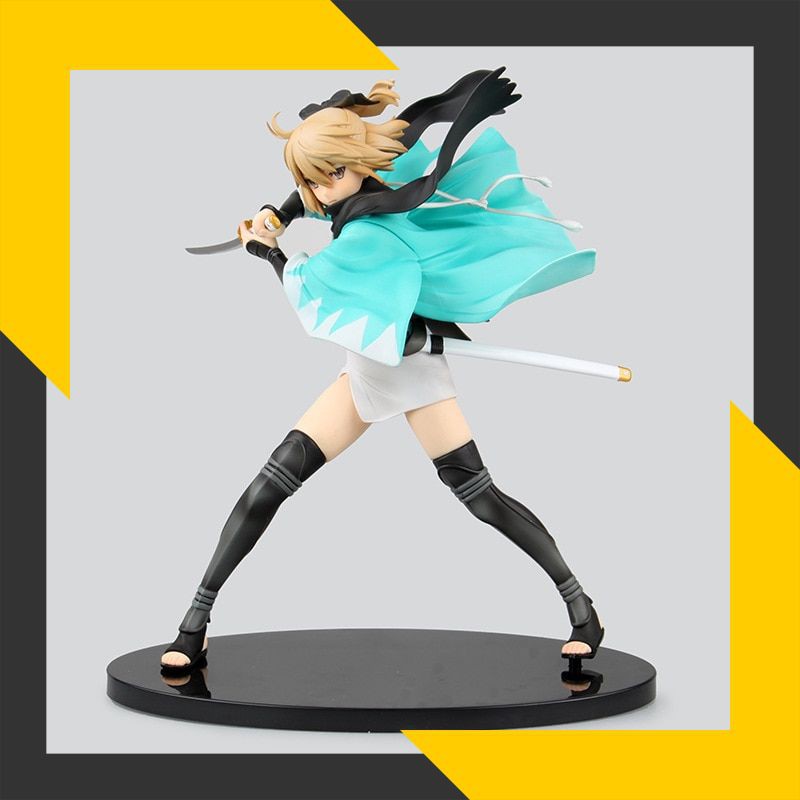 Action Figure Terbaru Anime Gambar 21 Cm Fate Stay Night Saber Koha-ace Sakura Okita Souji Pvc Colle