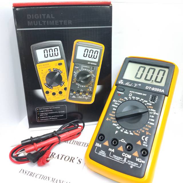 Multitester Digital DT 9205A / Avometer Digital DT-9205A  / Multitester Digital  Avometer Digital