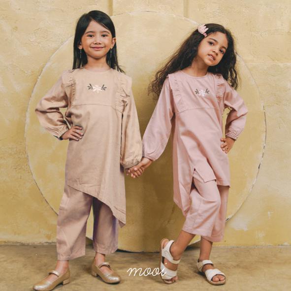 PROMO 7.7 PROMO BAJU LEBARAN MURAH MOOI TUNIK SHAFA GAMIS ANAK PEREMPUAN SETELAN BAJU ANAK SETELAN TUNIK ANAK PEREMPUAN FASHION BAJU LEBARAN 1 - 10 TAHUN