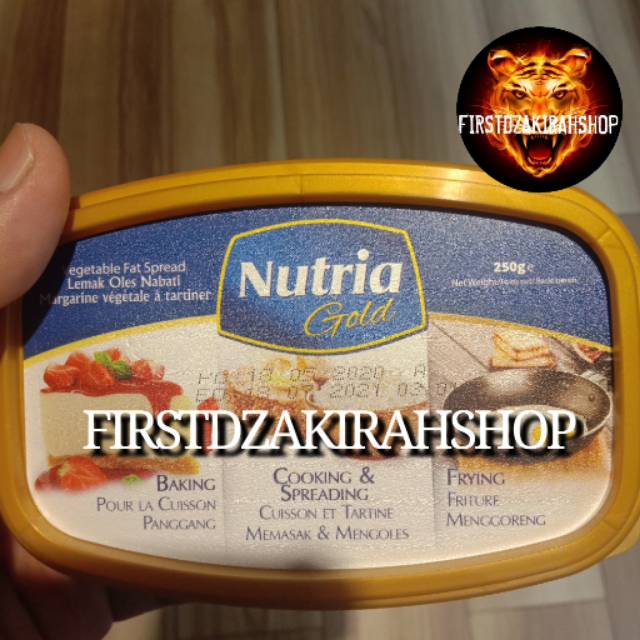 

nutria gold margarine spread vegetable 250gr