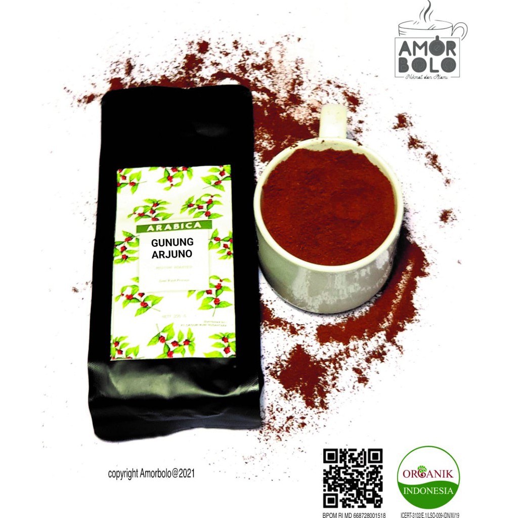 

Coffee Powder Organik Arabika Gunung Arjuno