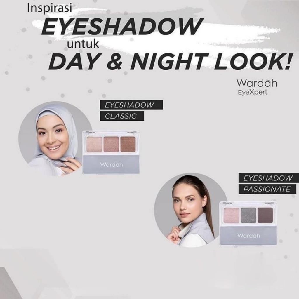 ★ BB ★ Wardah EyeXpert Eyeshadow - 3 Warna Intense Yang Tahan Lama