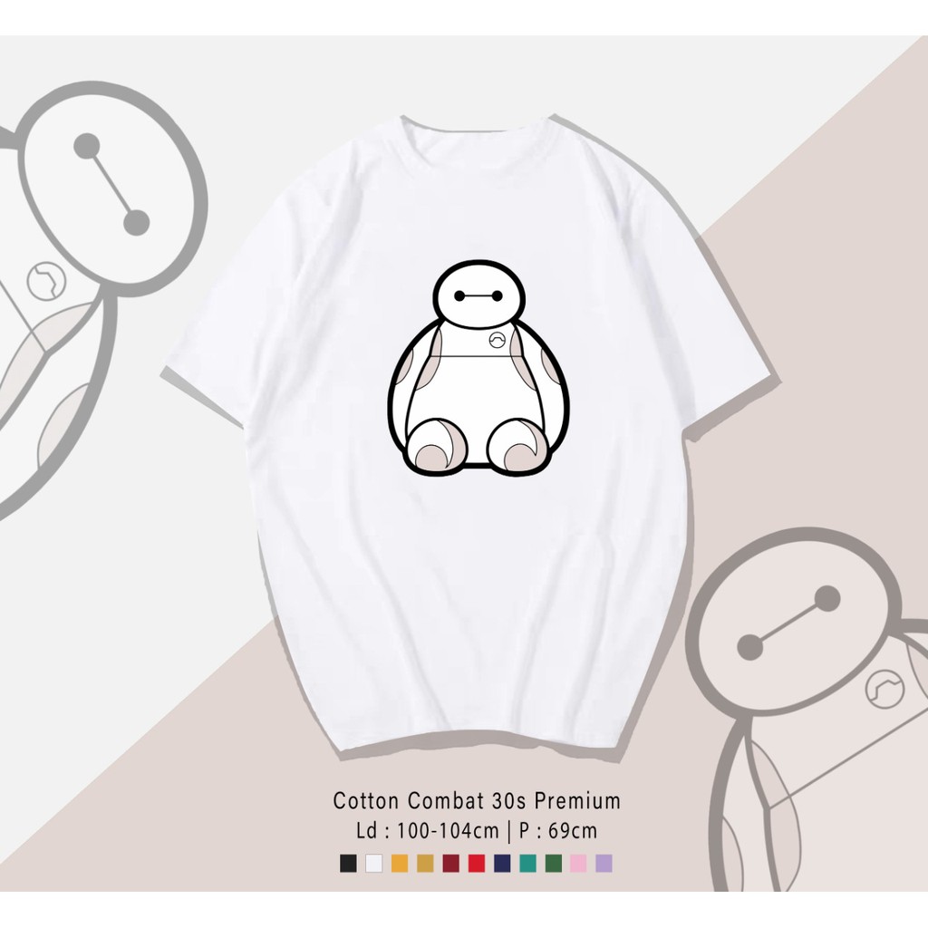 BAYMAX / TERMURAH / PREMIUM BAJU KAOS  / T-SHIRT / KATUN LENGAN PENDEK / TUMBLR TEE