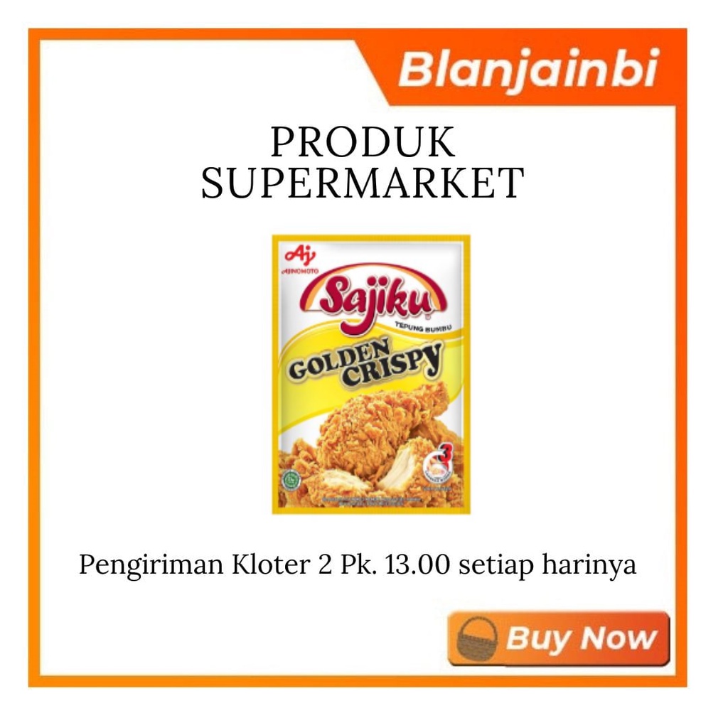 

Sajiku Tepung Bumbu Golden Crispy