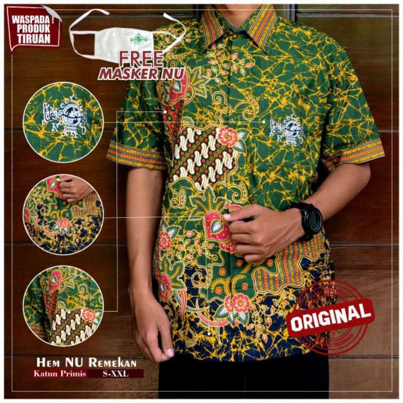 Batik NU , Kemeja NU , Baju NU Original