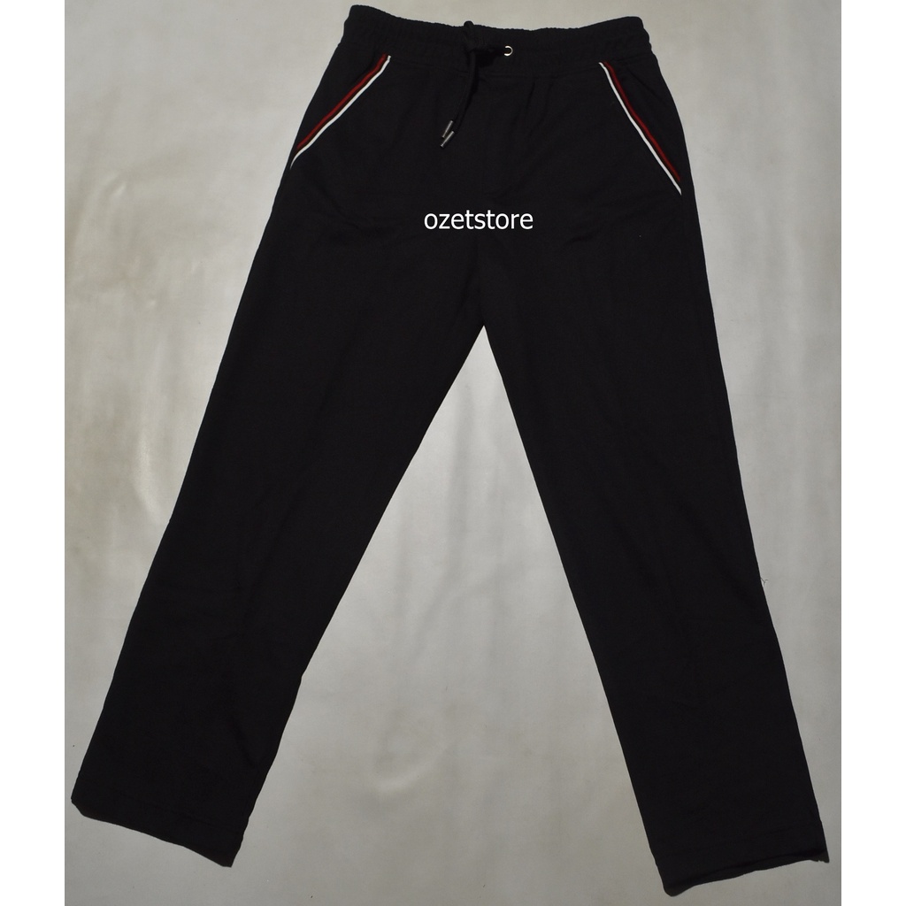 Celana Training Pria AMERICAN JEANS Hitam TAJ01 ORIGINAL & REAL PICTURE