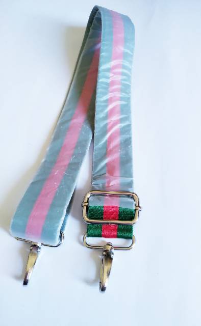 longstrap/tali slempang motif gucci hijau 38 nkln