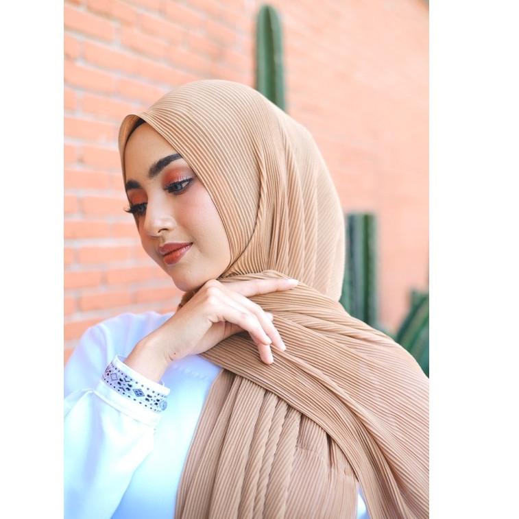 Telah Hadir.. safia chiffon/pashmina plisket full/pashmina plisket import/premium plisket