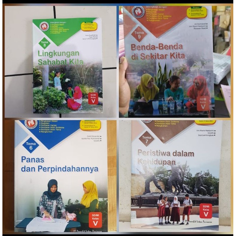 SATUAN Buku PR Tematik Kelas 5 Tema 6, 7, 8, 9 Intan Pariwara