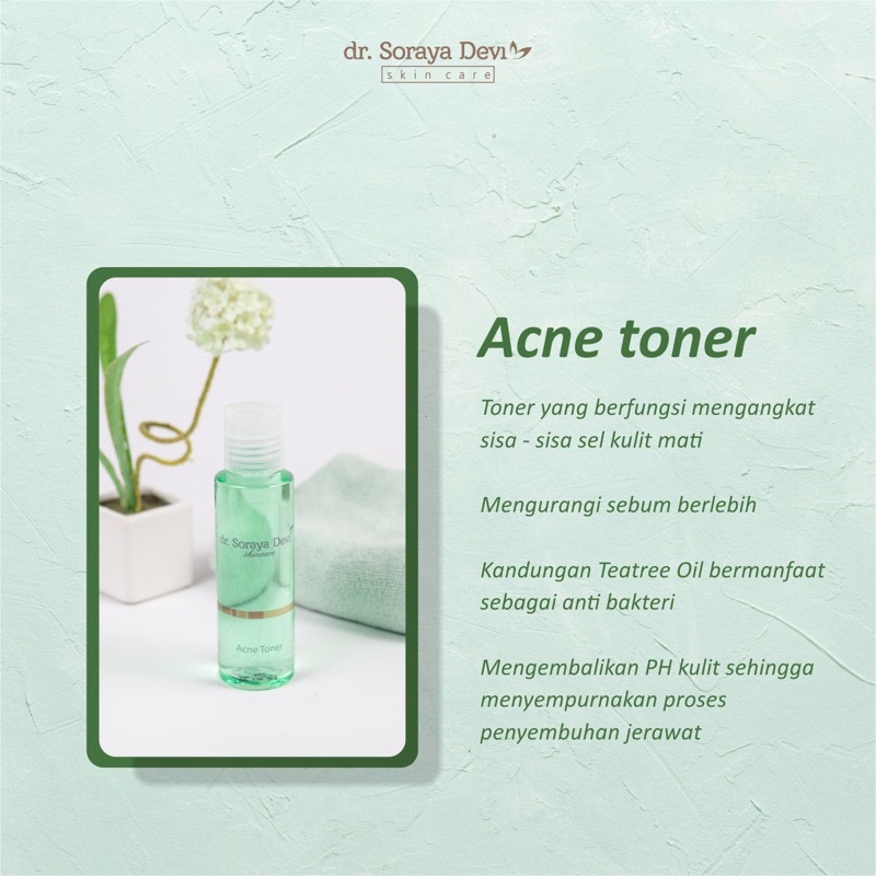 ACNE TONER By dr. SORAYA DEVI SKINCARE