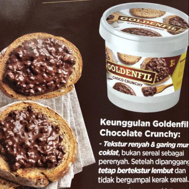 

Goldenfil selai coklat