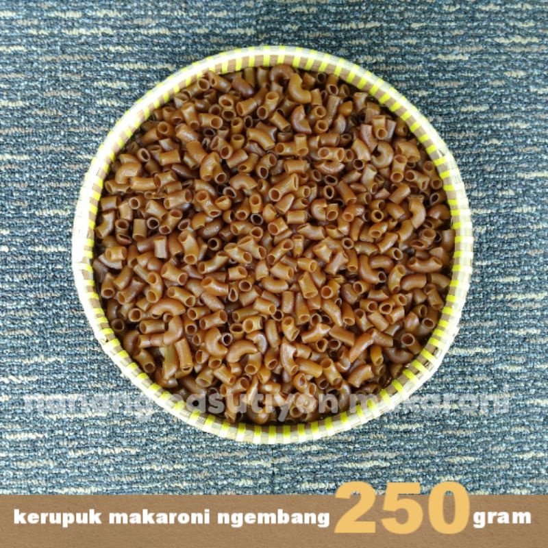 

krupuk kerupuk makaroni mekar mentah netto 250gram