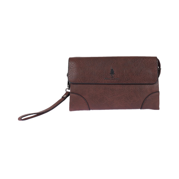 Tas Tangan Polo Classic Clutch Sb-F787-2-19 Coffee