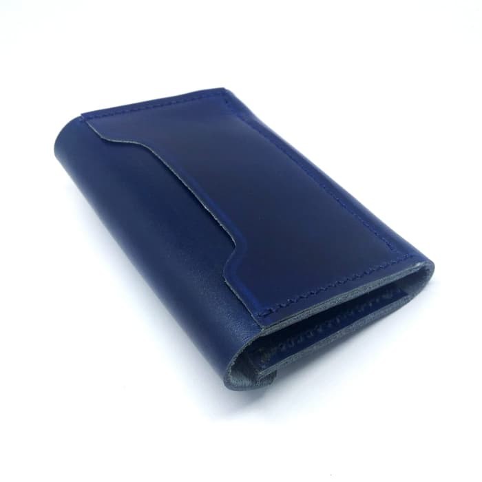 dompet kartu muat banyak model amplop simpel warna biru - PHWL317