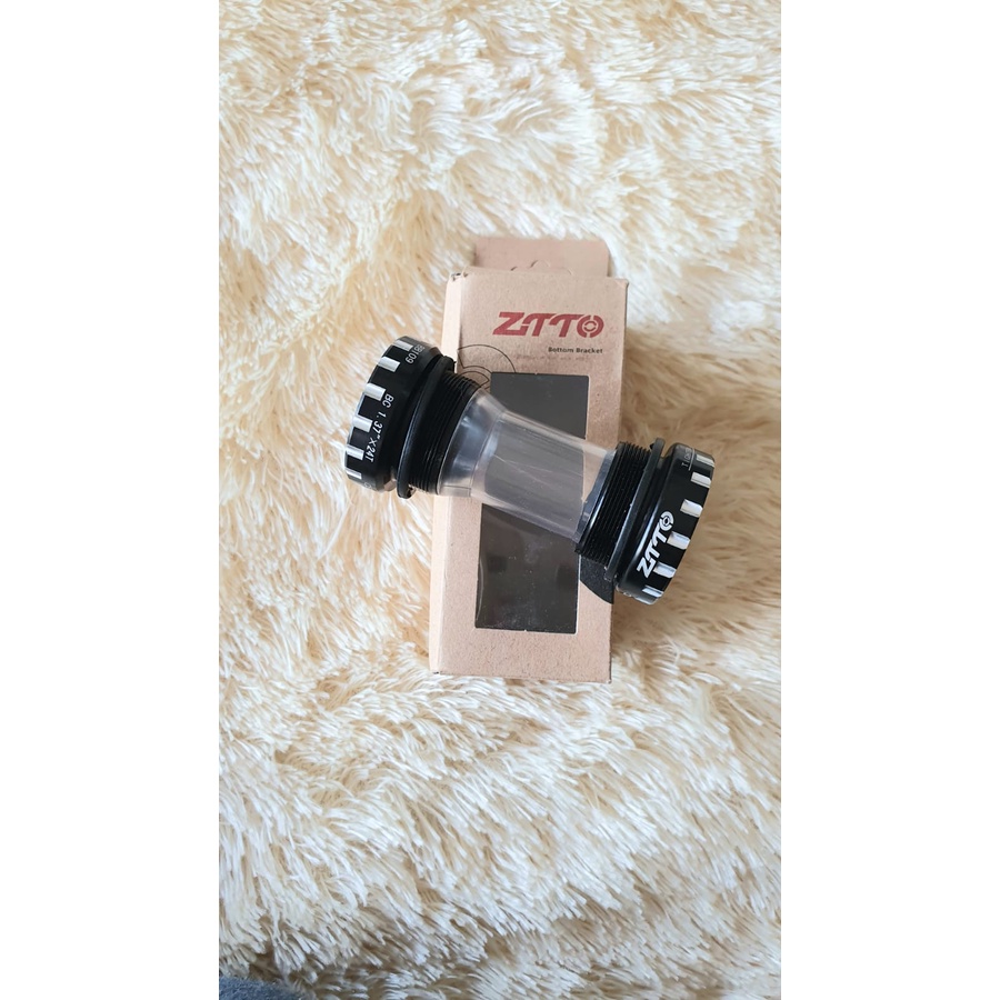 BB ZTTO BB109 CERAMIC BEARING BOTTOM BRACKET 109 CRANK HOLLOWTECH II HT 2 LONCER KERAMIK SEPEDA LIPAT BLACK RED MERAH HITAM