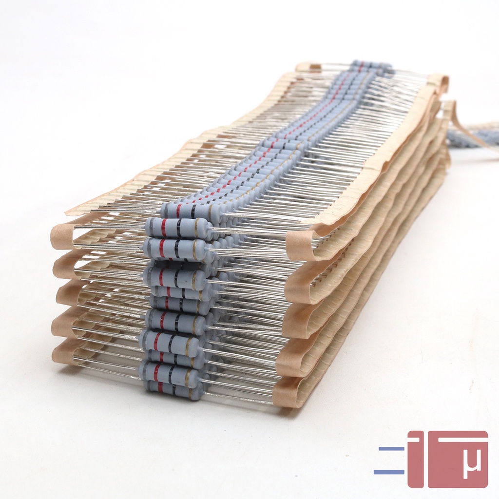 Resistor 82R 82 Ohm 2W Metal Oxide 5% Taiwan Kaki Tembaga