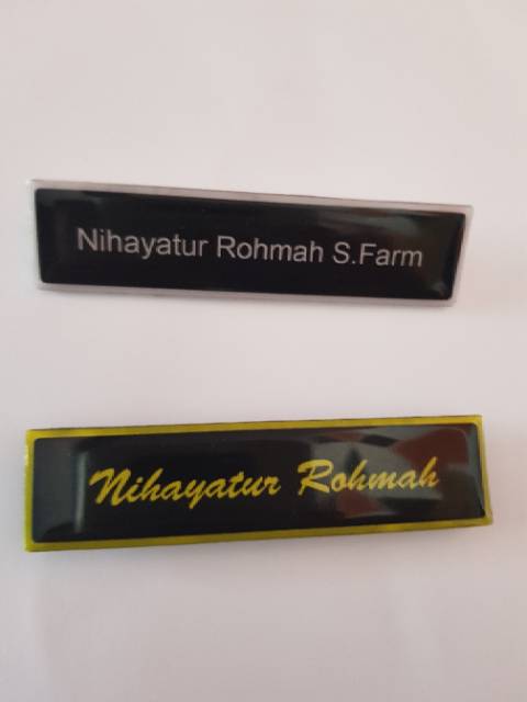 NAME TAG ( Nama Dada )