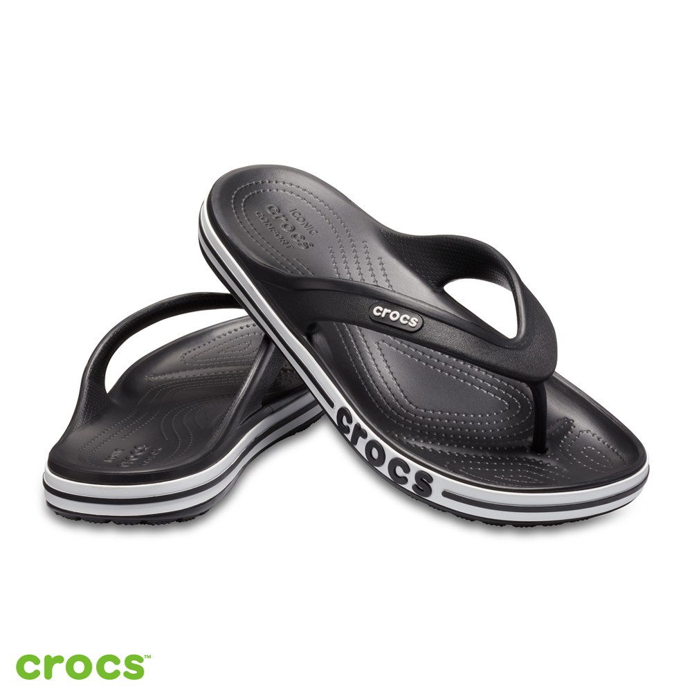 Crocs Baya flip / Baya flip / Crocs Jepit / Sandal Jepit / Sandal Pria / Crocs Pria / Orginal - Black -205393-066