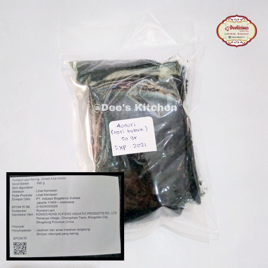 

Aonori/ Nori bubuk 50 gram ( Repack)