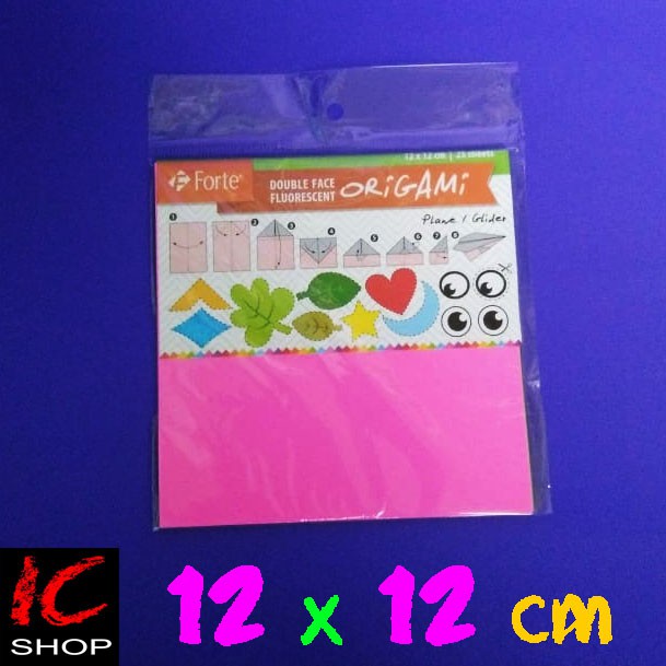 

Kertas lipat origami 12x12 cm - FORTE - 2 muka