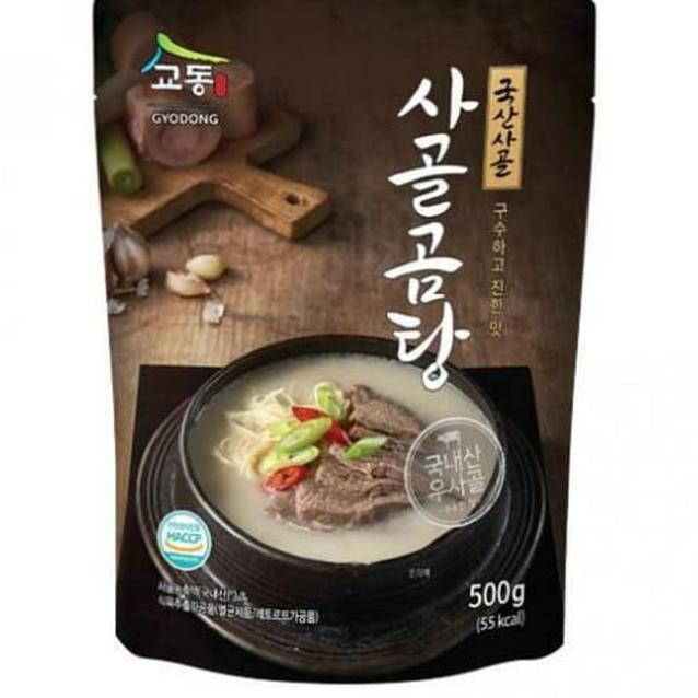 

```````] Sup Tulang Sapi Instant Korea - Gyodong Beef Soup Sogolgomtang 500gr