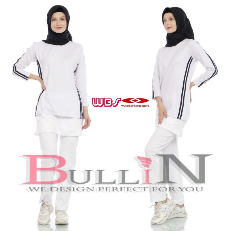 Set cbr rok sport / setelan rok panjang wanita