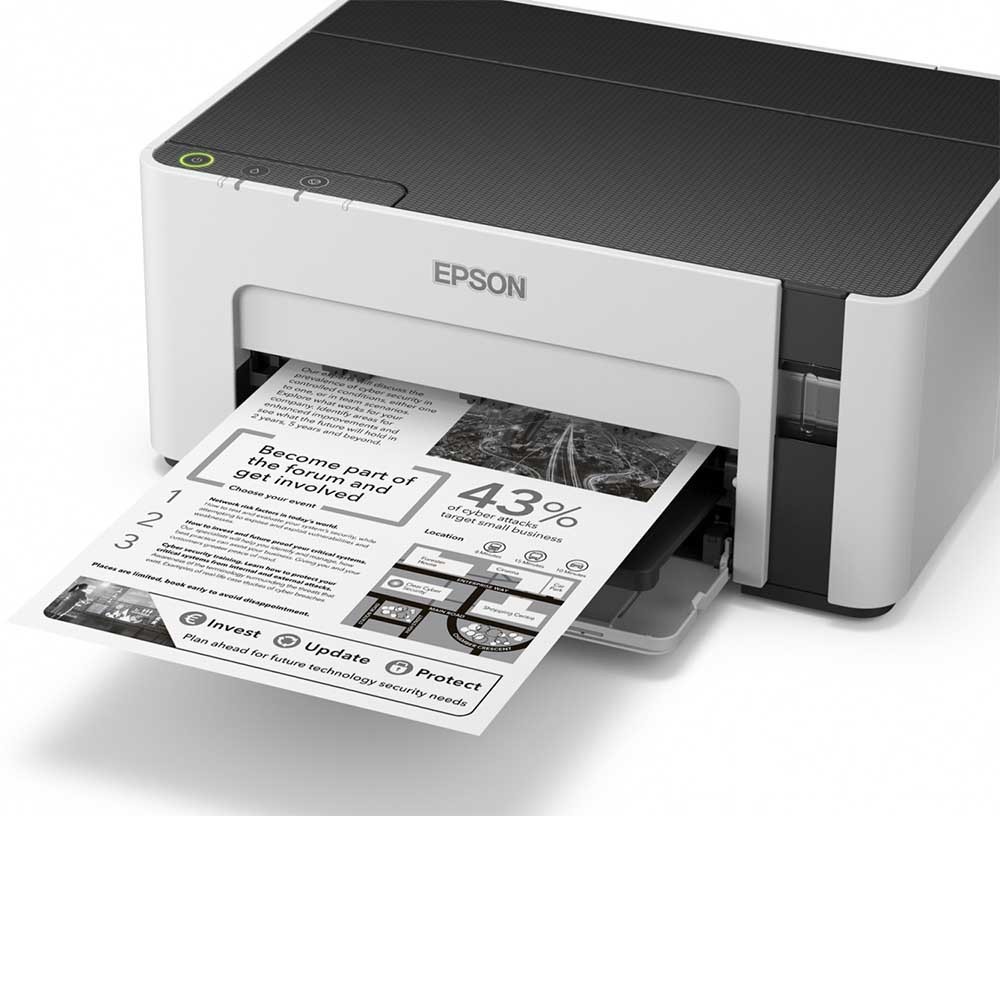 Printer Epson M1100 EcoTank Monochrome M1100 Ink Tank ( cetak hitam putih ) Garansi Resmi