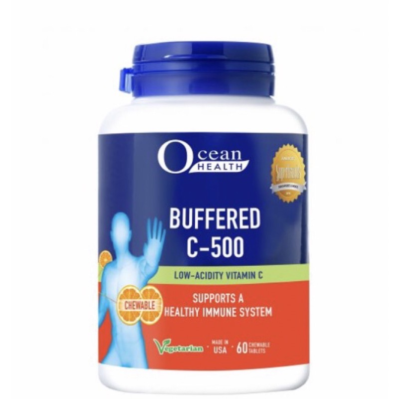 Vitamin C Ocean Health Buffered C 500 mg 60 tabs
