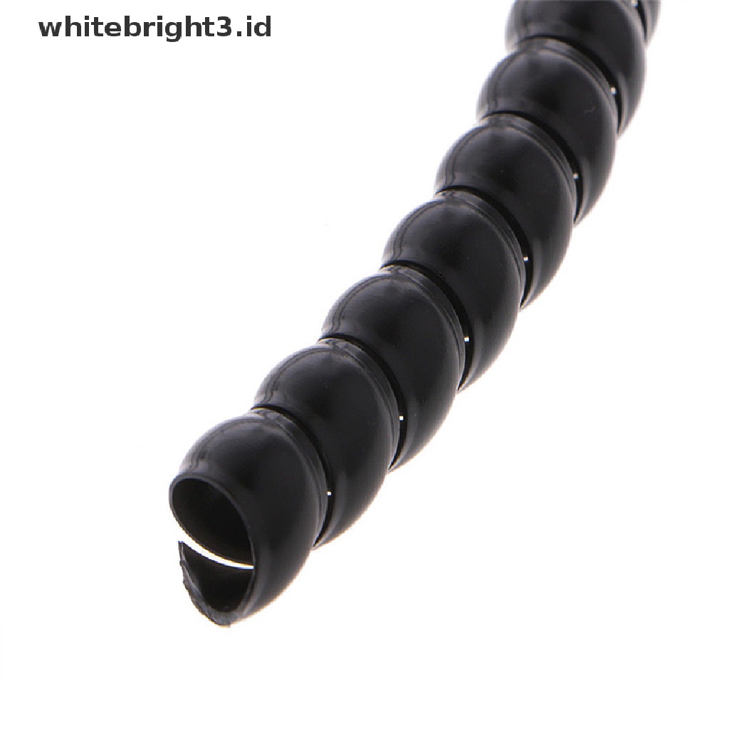 {whitebright3.id} 1m 10mm/14mm Kawat Spiral Warna-Warni Organizer Bungkus Tabung Lengan Kabel Tahan Api