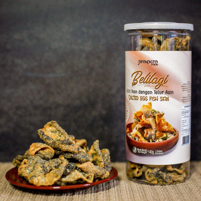 

Belilagi Salted Egg Fish Skin 140 gr - BARU