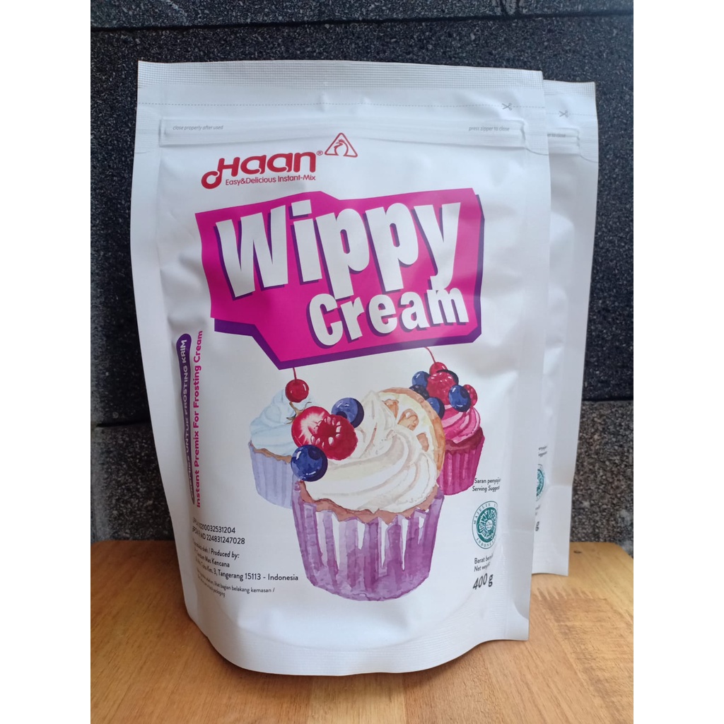 

Haan Wippy Cream Pouch 400gr