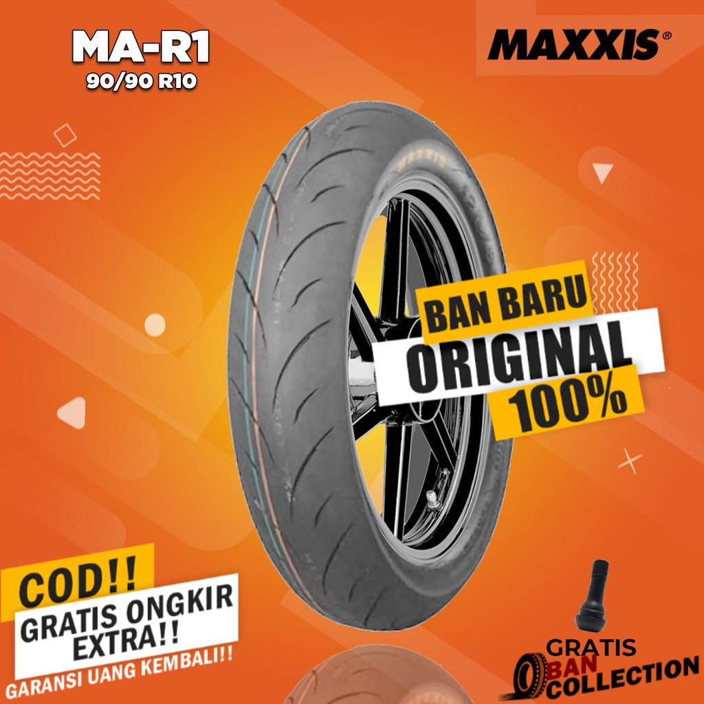 Ban Motor VESPA CLASSIC // MAXXIS MA-R1 90/90 Ring 10 Tubeless