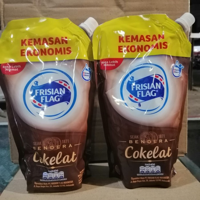 

Ee5041F10 Susu Bendera Kemasan Ekonomis Varian Coklat Dan Putih 6Gggdddv