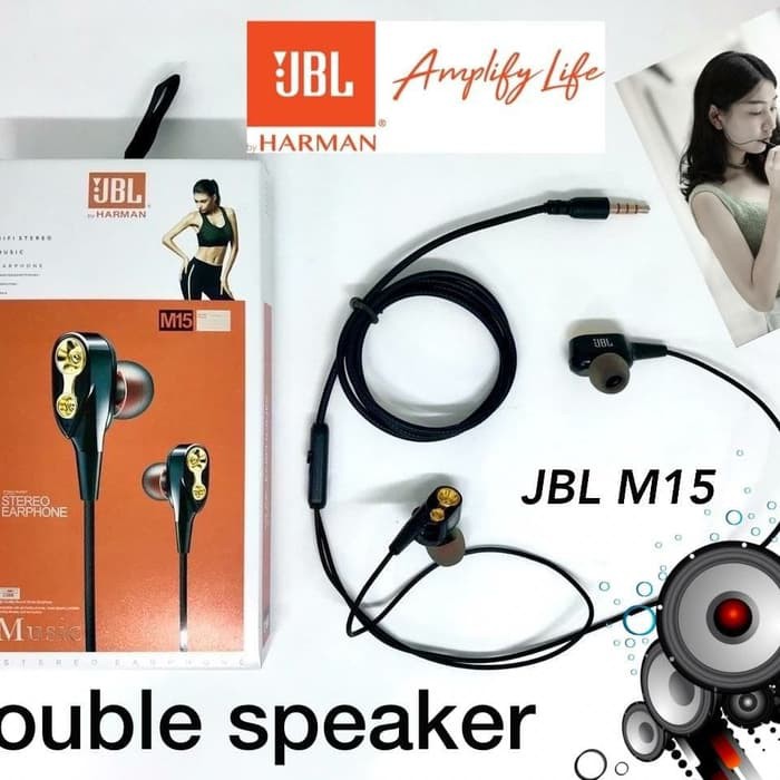 HANDSFREE EARPHONE M15 &amp; m25 AMPLIFY LIFE COCOK BUAT SEMUA TIPE HP