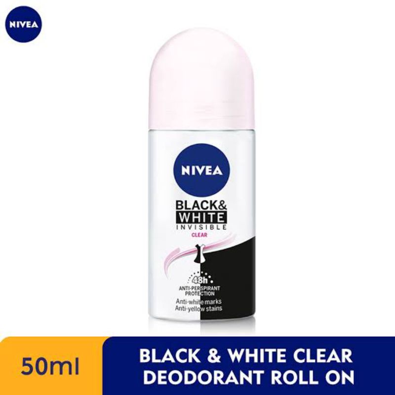 Nivea Black&amp;White Clear Deodorant Roll On